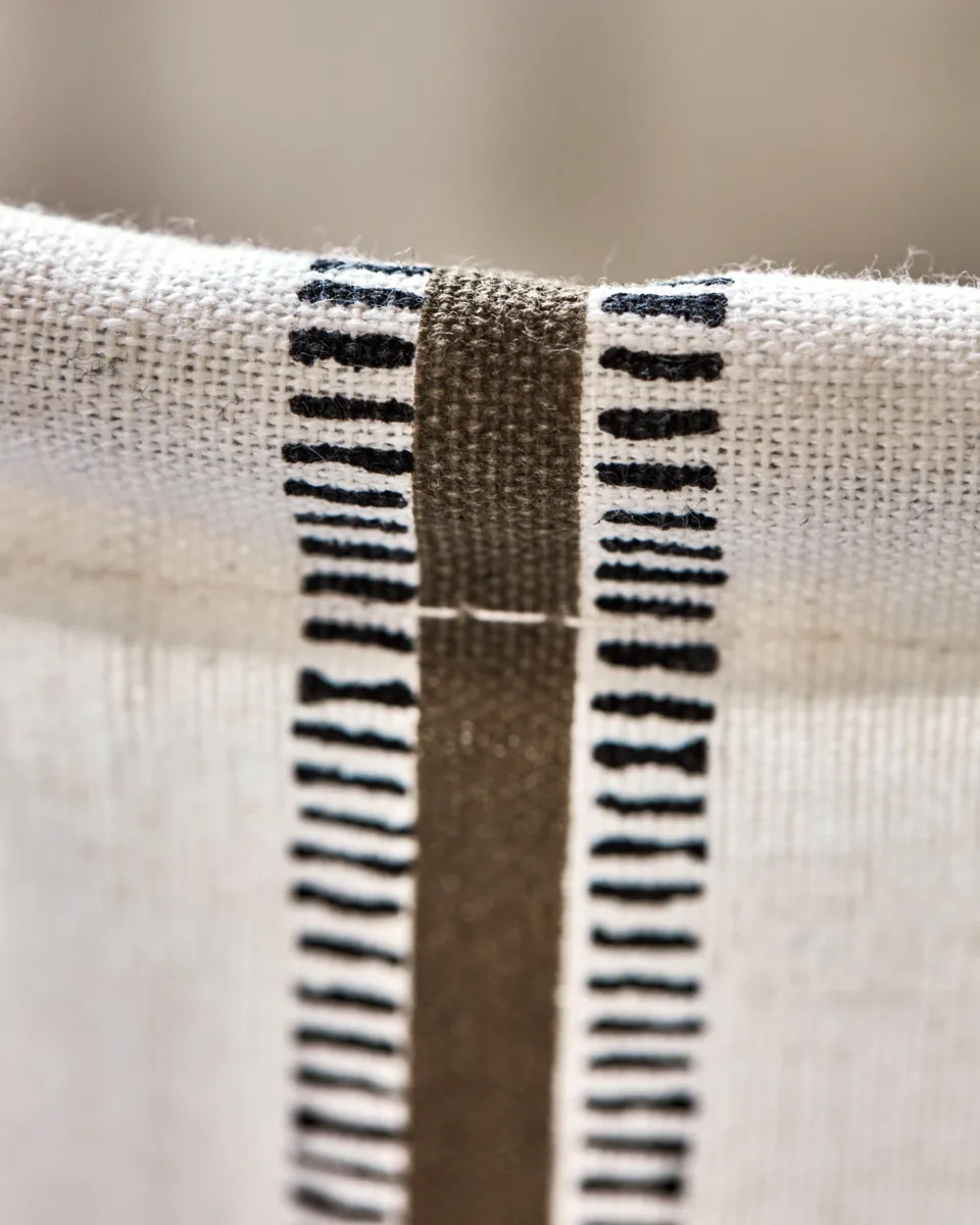 Sacco per lavanderia Ø40x50 cm, Marrone chiaro House Doctor