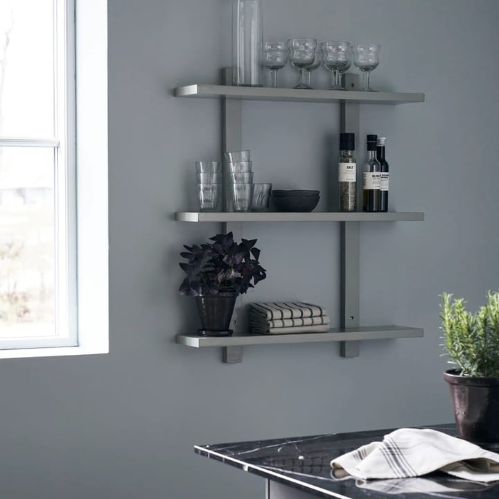 Scaffale Sheo grigio, 3 ripiani House Doctor