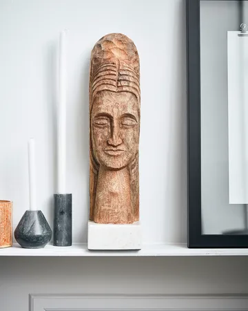 Scultura Mindful 36 cm - Naturale - House Doctor