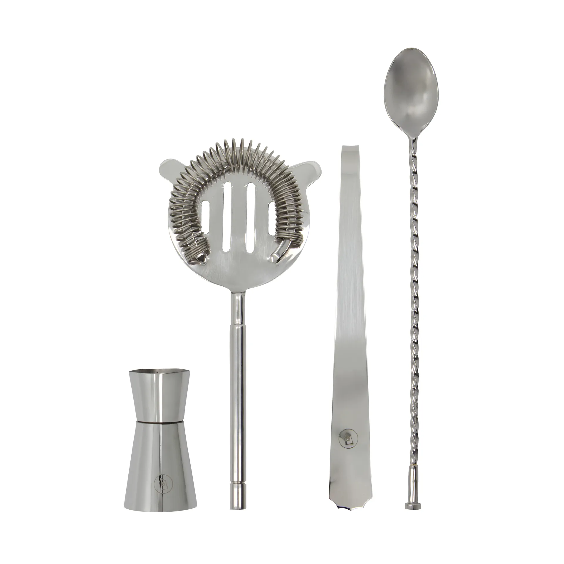 Set bar Kett 4 pezzi, Finitura argento House Doctor