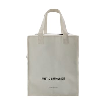 Set brunch Line 16 pezzi - Nero-marrone - House Doctor
