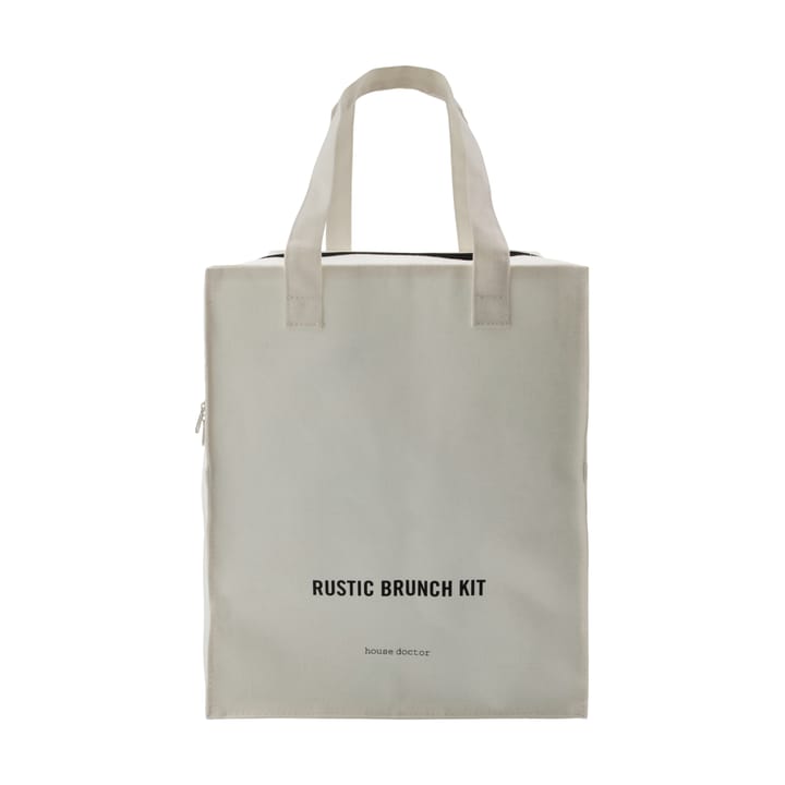Set brunch rustico 16 pezzi, Grigio-blu House Doctor