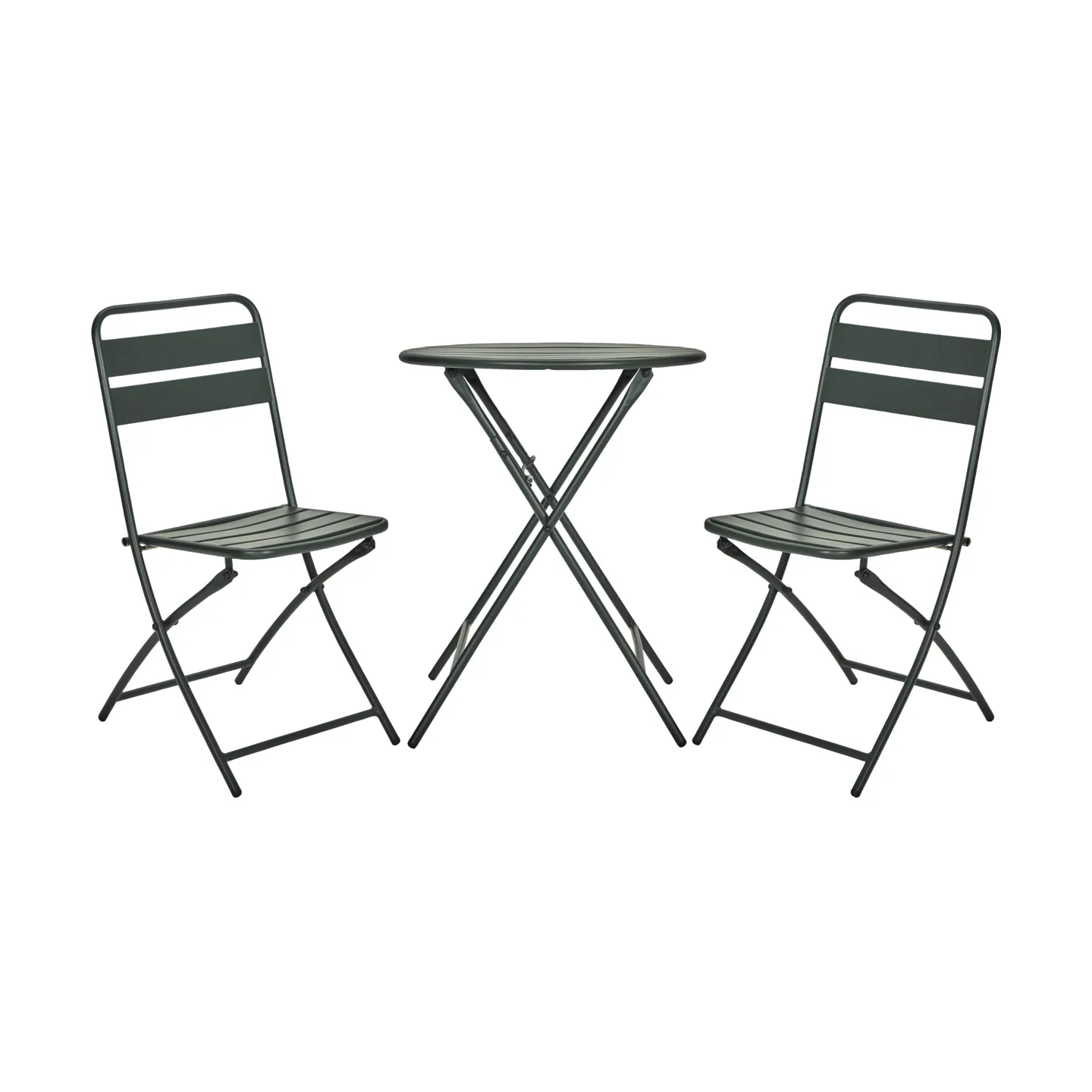 Set da caffè Helo con 2 sedie, Verde House Doctor