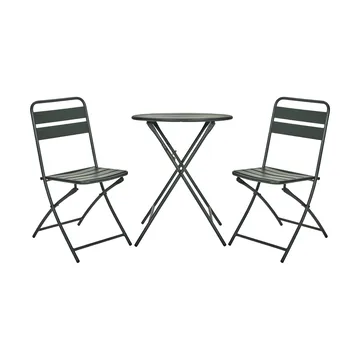 Set da caffè Helo con 2 sedie - Verde - House Doctor