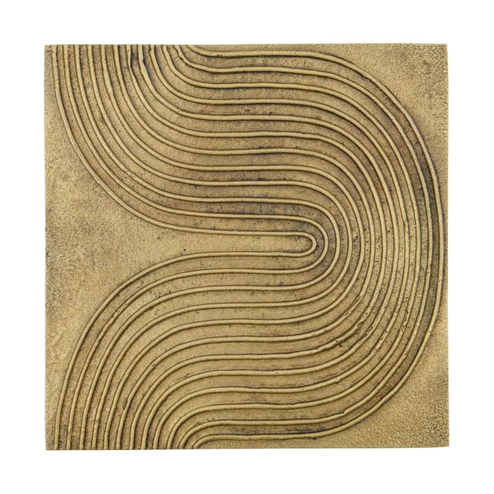 Set di 4 decorazioni da parete List, Ottone antico House Doctor
