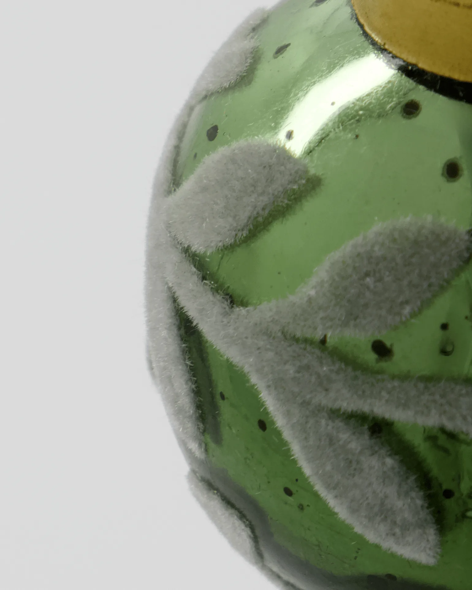 Sfera di Natale Vellu confezione da 4, Verde House Doctor