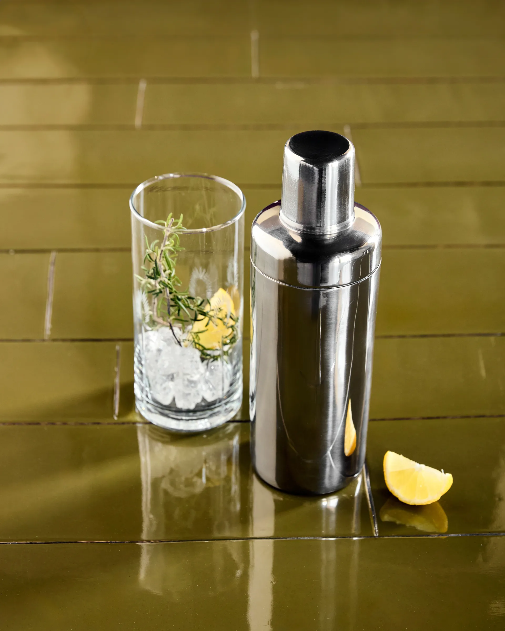 Shaker Kett 65 cl, Finitura argento House Doctor