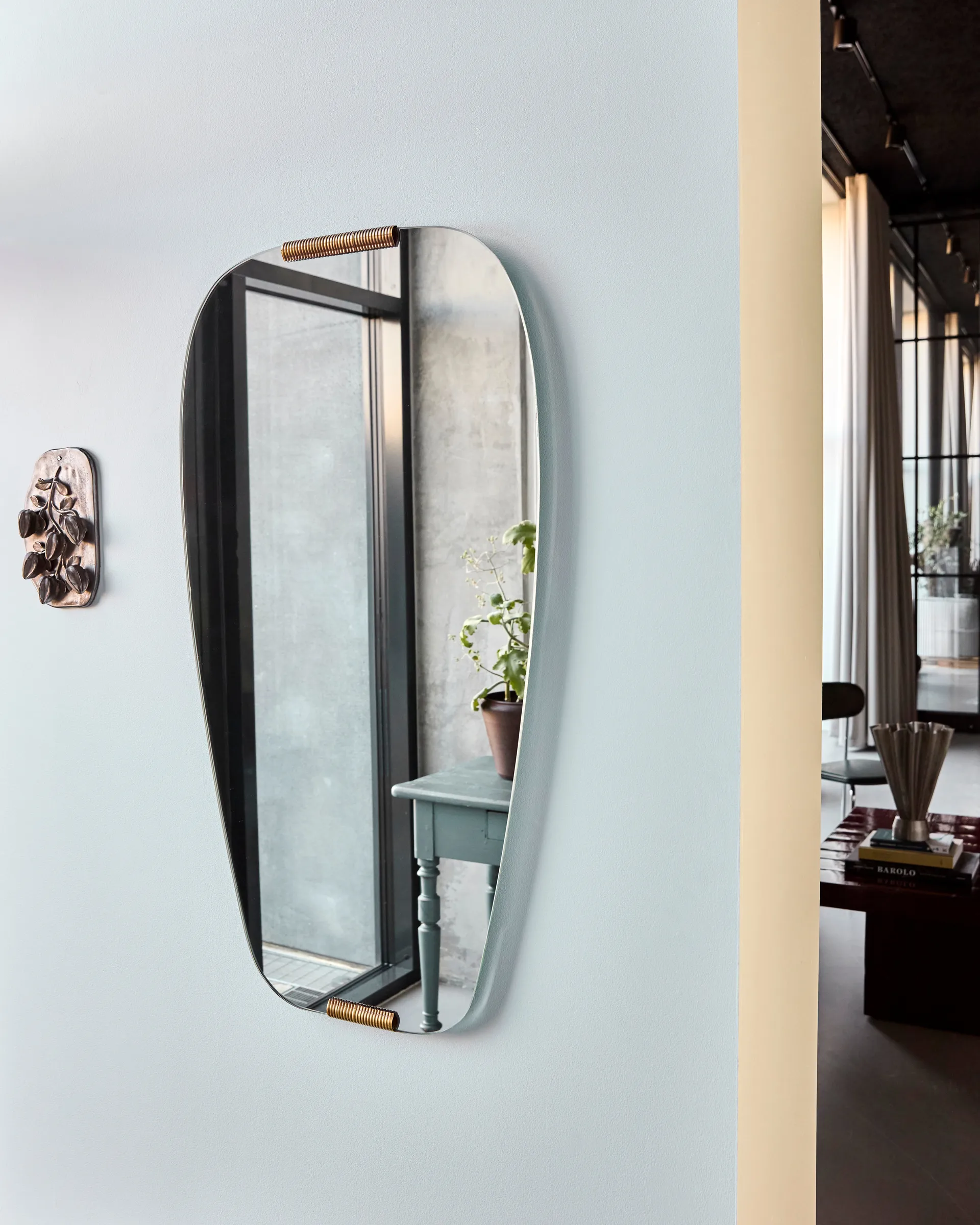 Specchio Clips 54,5x100 cm, Dorato House Doctor