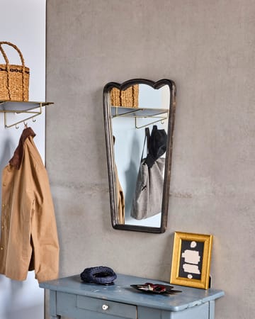 Specchio da parete Jamp con cornice 90 cm - Nero - House Doctor