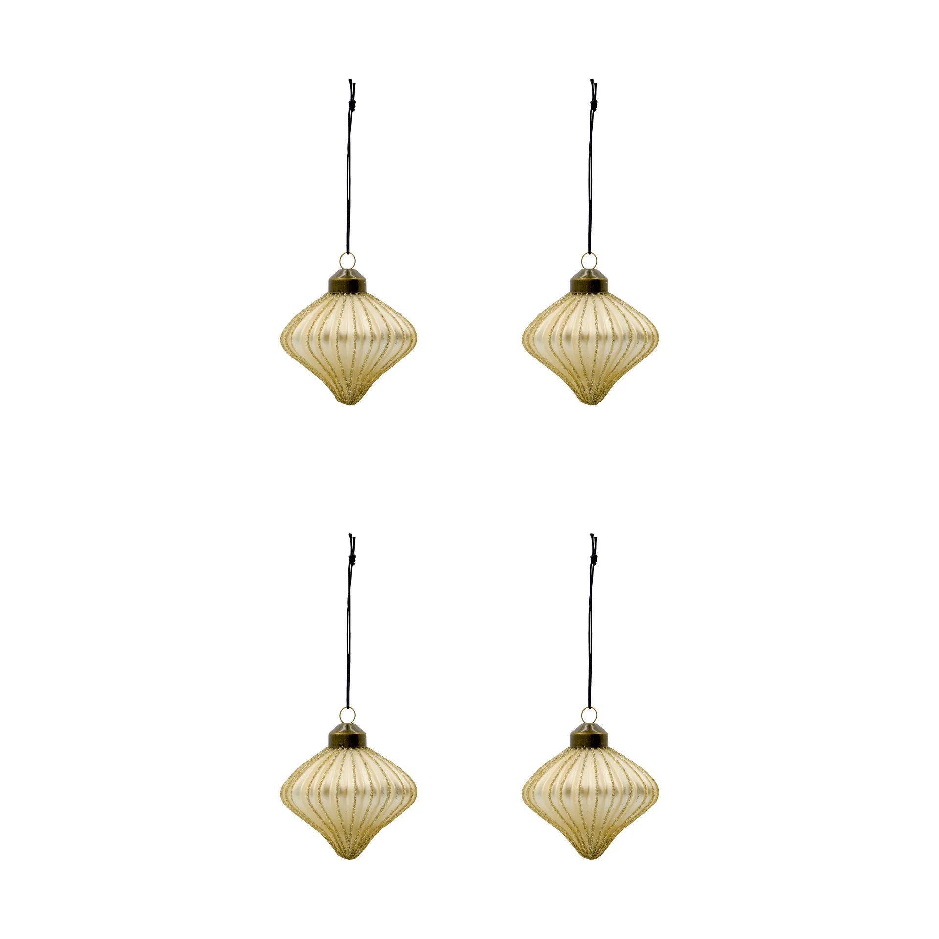 Spin decorazione natalizia set da 4, Champagne House Doctor
