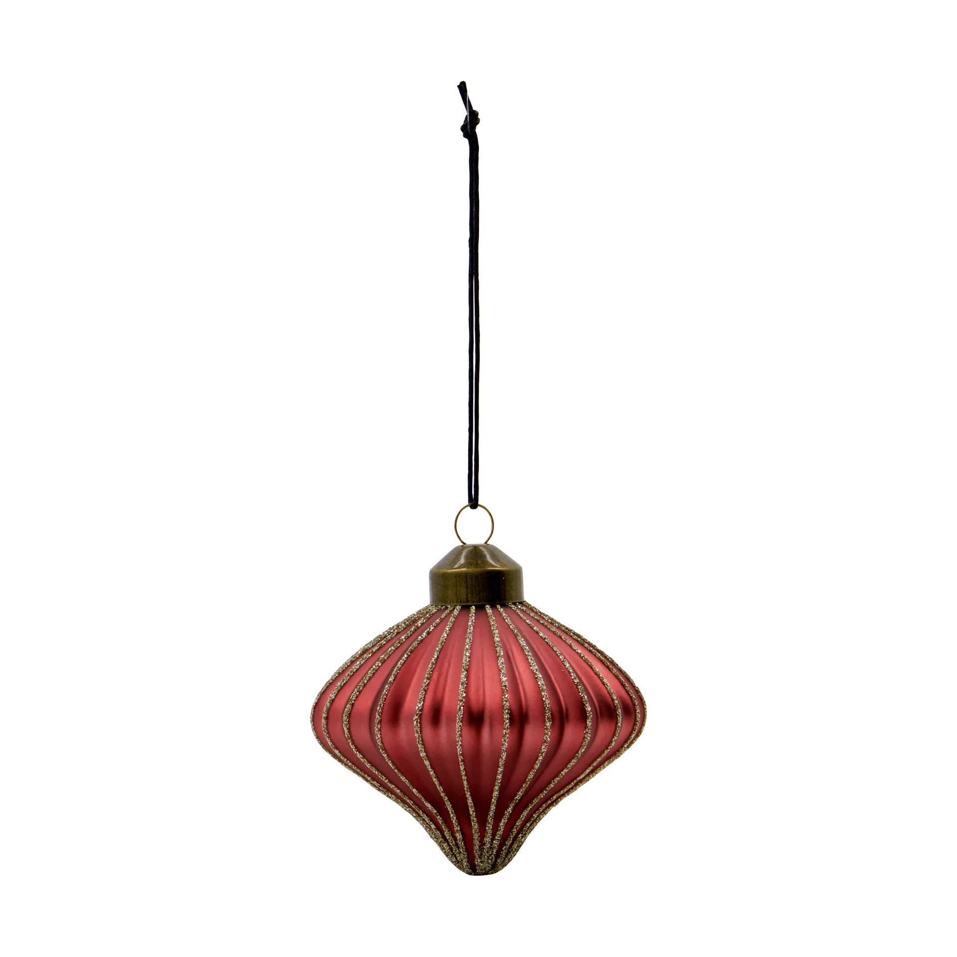 Spin decorazione natalizia set da 4, Rosso polveroso House Doctor