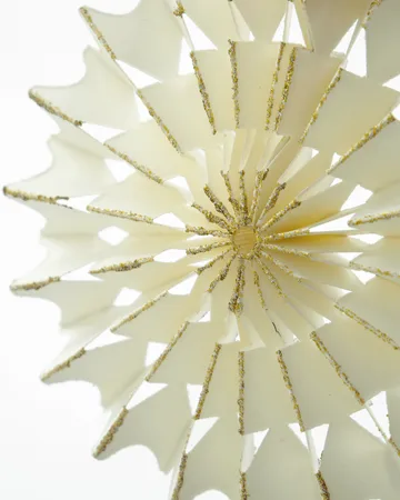 Stelle ornamenti natalizi 6 pezzi - Off-White, Ø10,5 cm - House Doctor