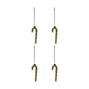 Stick decorazione natalizia 4 pezzi - Oro - House Doctor
