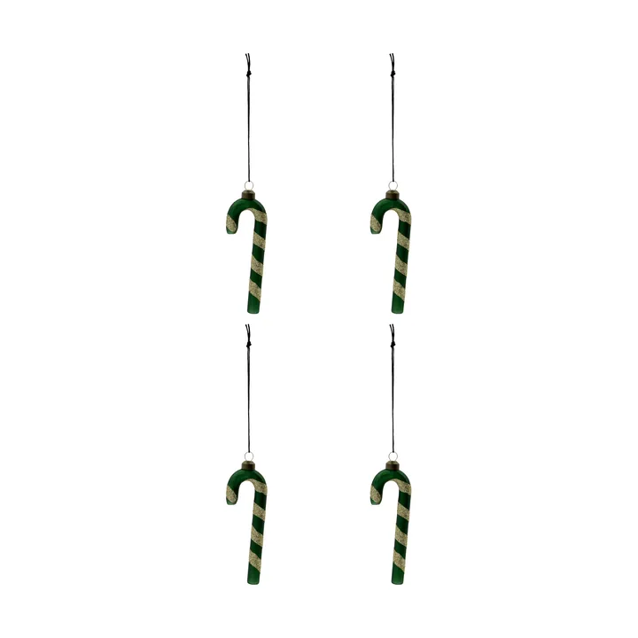Stick decorazione natalizia 4 pezzi - Verde - House Doctor