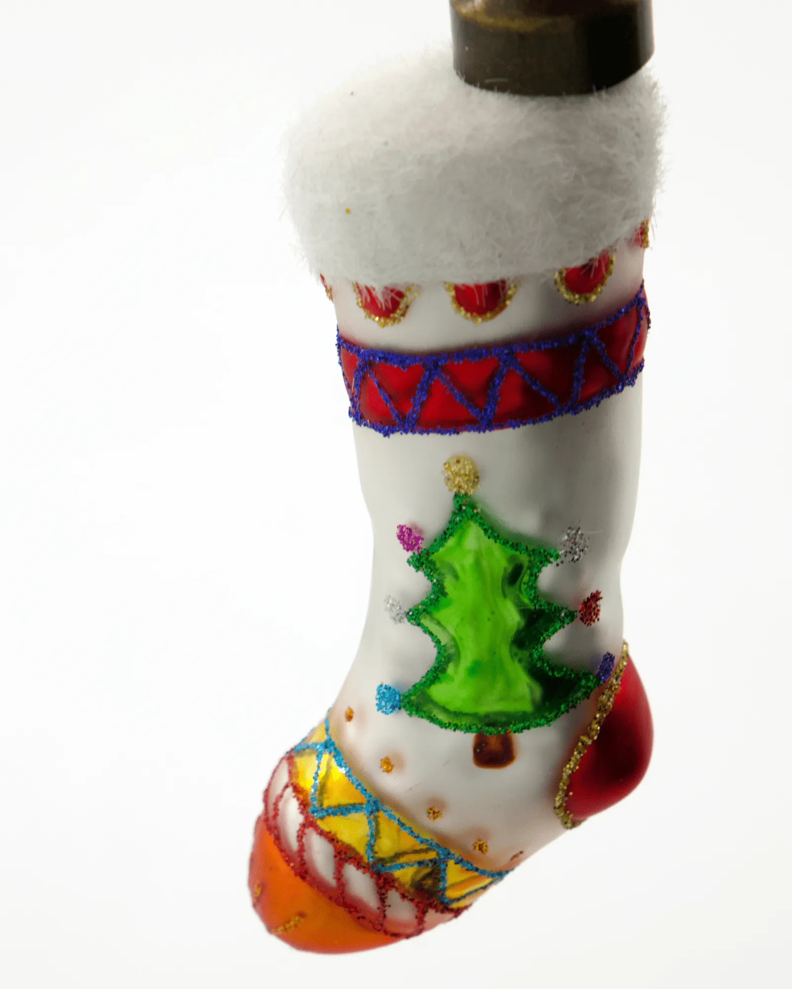 Stok calza di Natale decorazione natalizia set da 4, Rosso, bianco House Doctor