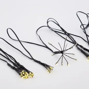 Stringa di luci Stars 2,7 m - Nero - House Doctor