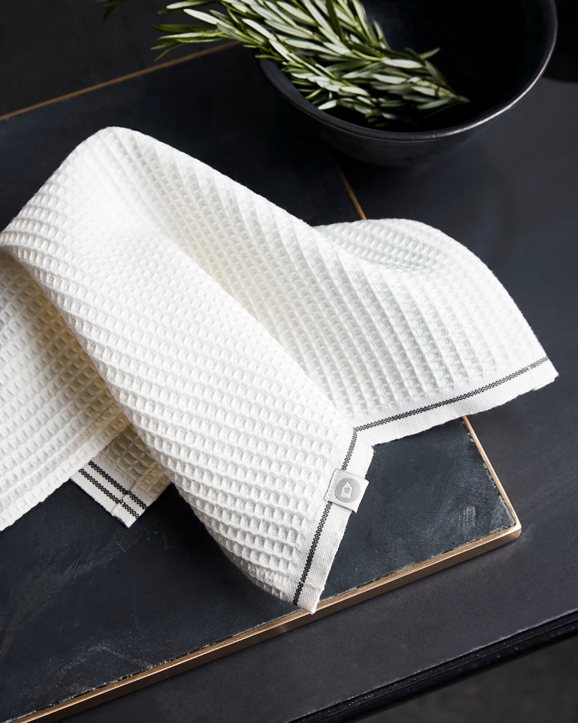 Strofinaccio Waffle 30x30 cm 2 pezzi, grigio House Doctor