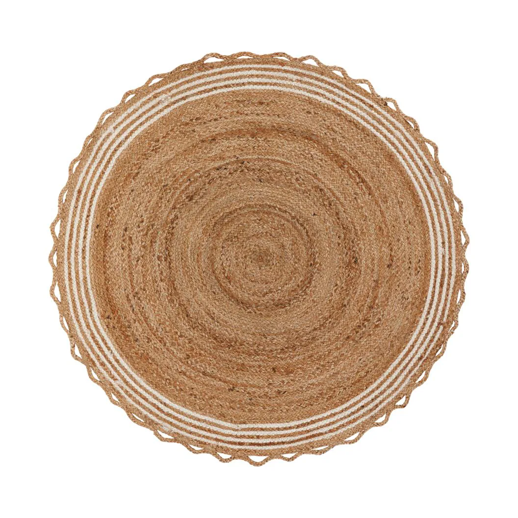 Tappetino per albero di Natale Nord Ø 120 cm, Iuta, bianco House Doctor