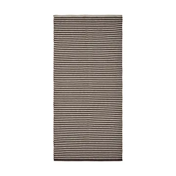 Tappeto Alfo 90x200 cm - Marrone-bianco - House Doctor