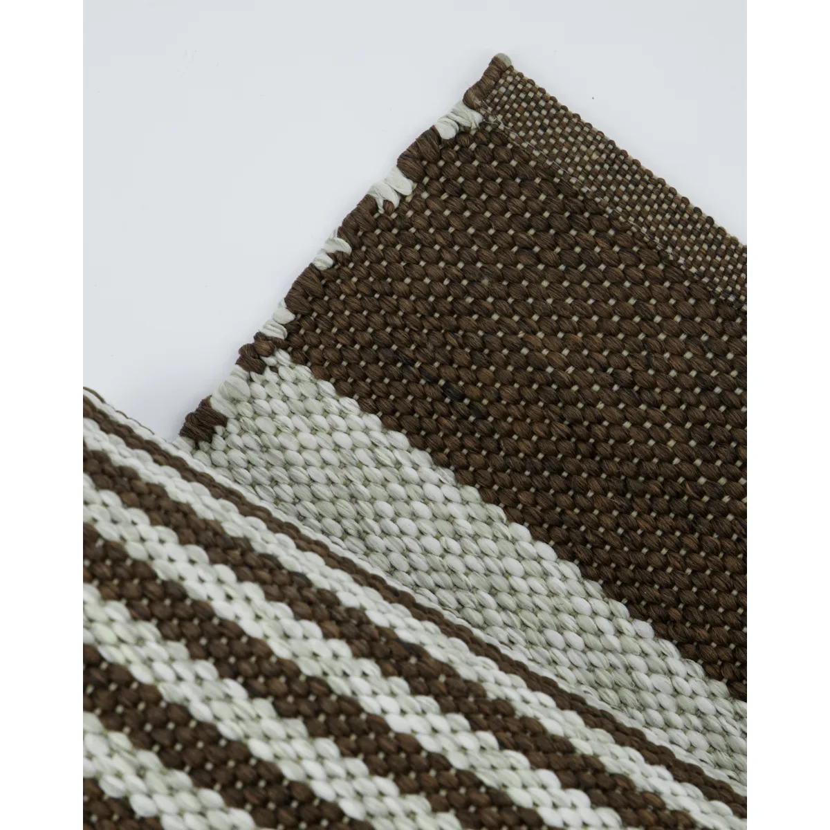 Tappeto Alfo 90x200 cm, Marrone-bianco House Doctor