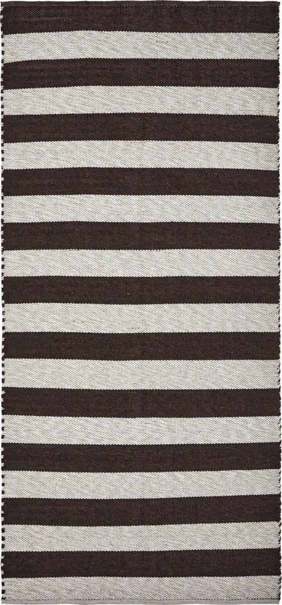Tappeto Alfo 90x200 cm, Marrone-bianco House Doctor