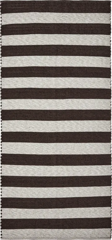 Tappeto Alfo 90x200 cm - Marrone-bianco - House Doctor