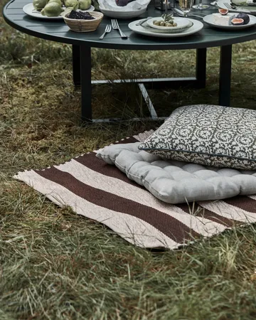 Tappeto Alfo 90x200 cm - Marrone-bianco - House Doctor