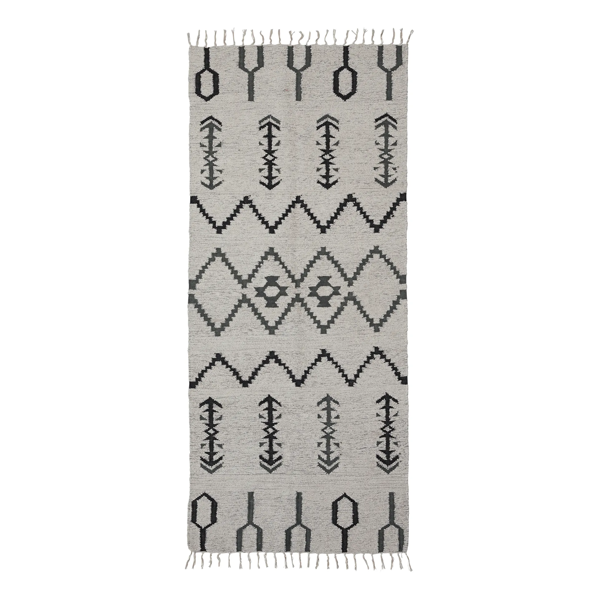 Tappeto Arte 100x240 cm, Off-white House Doctor
