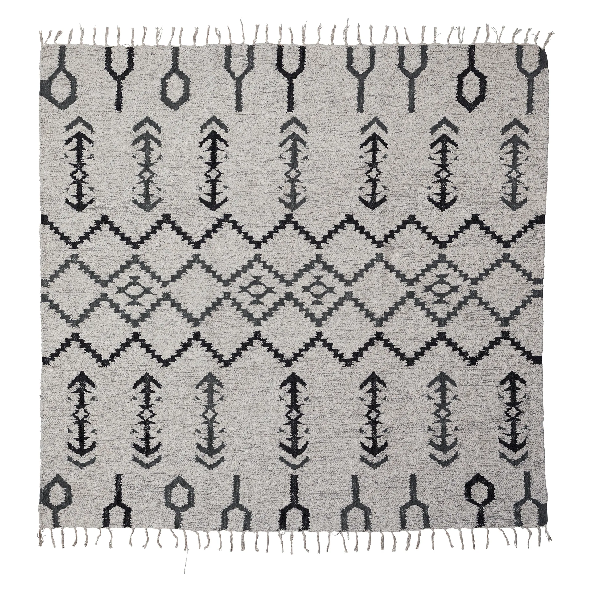 Tappeto Arte 180x180 cm, Off-white House Doctor