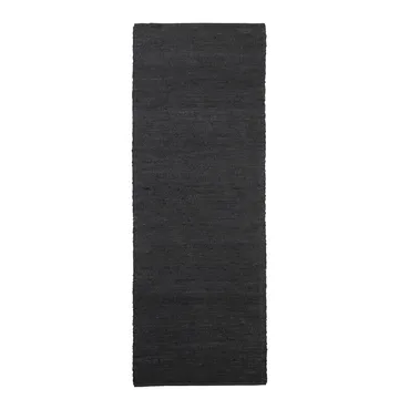 Tappeto Hempi 90x300 cm - Nero - House Doctor