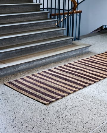 Tappeto marrone-naturale Block  - 90x300 cm - House Doctor
