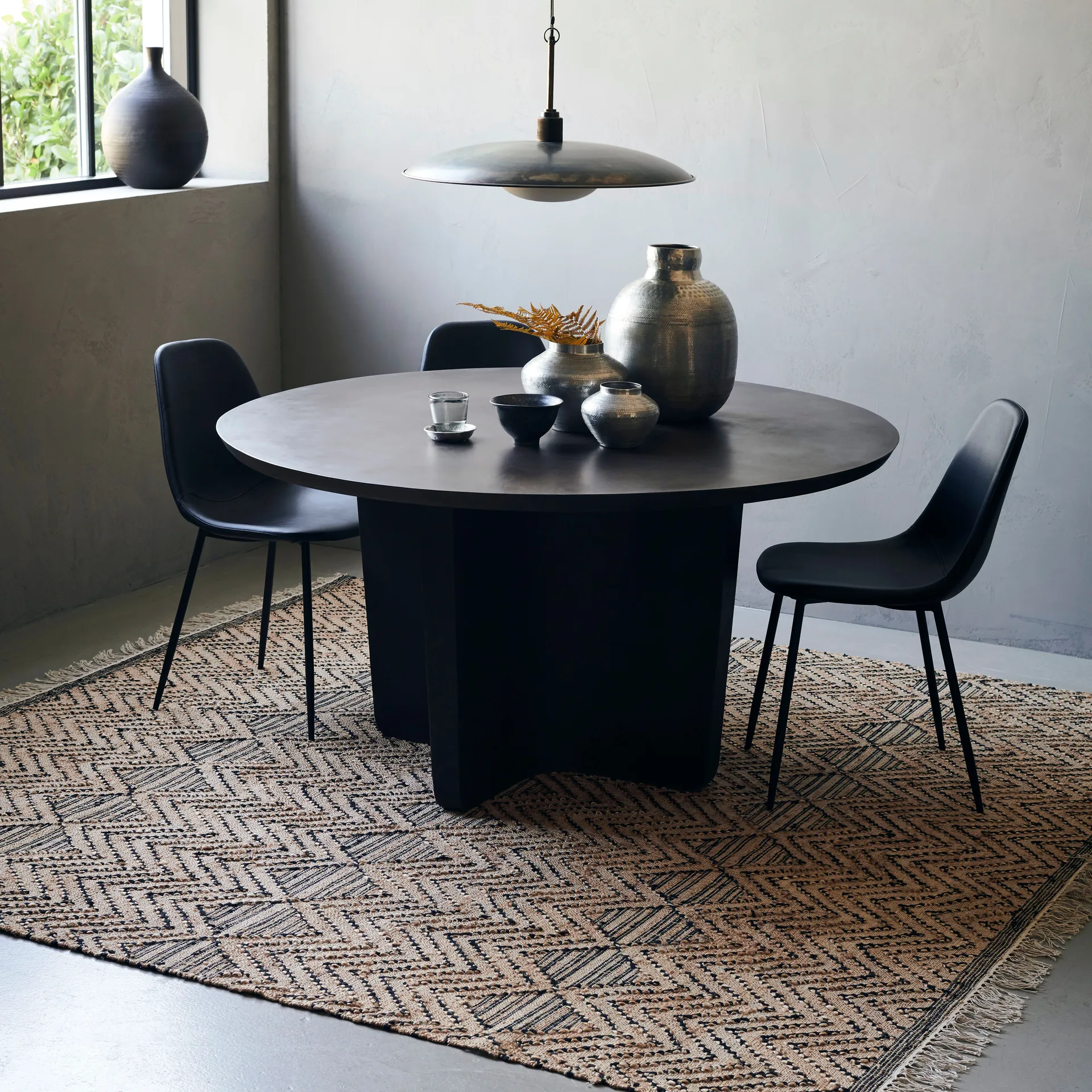 Tappeto Ranjar, 250x250 cm, Marrone House Doctor