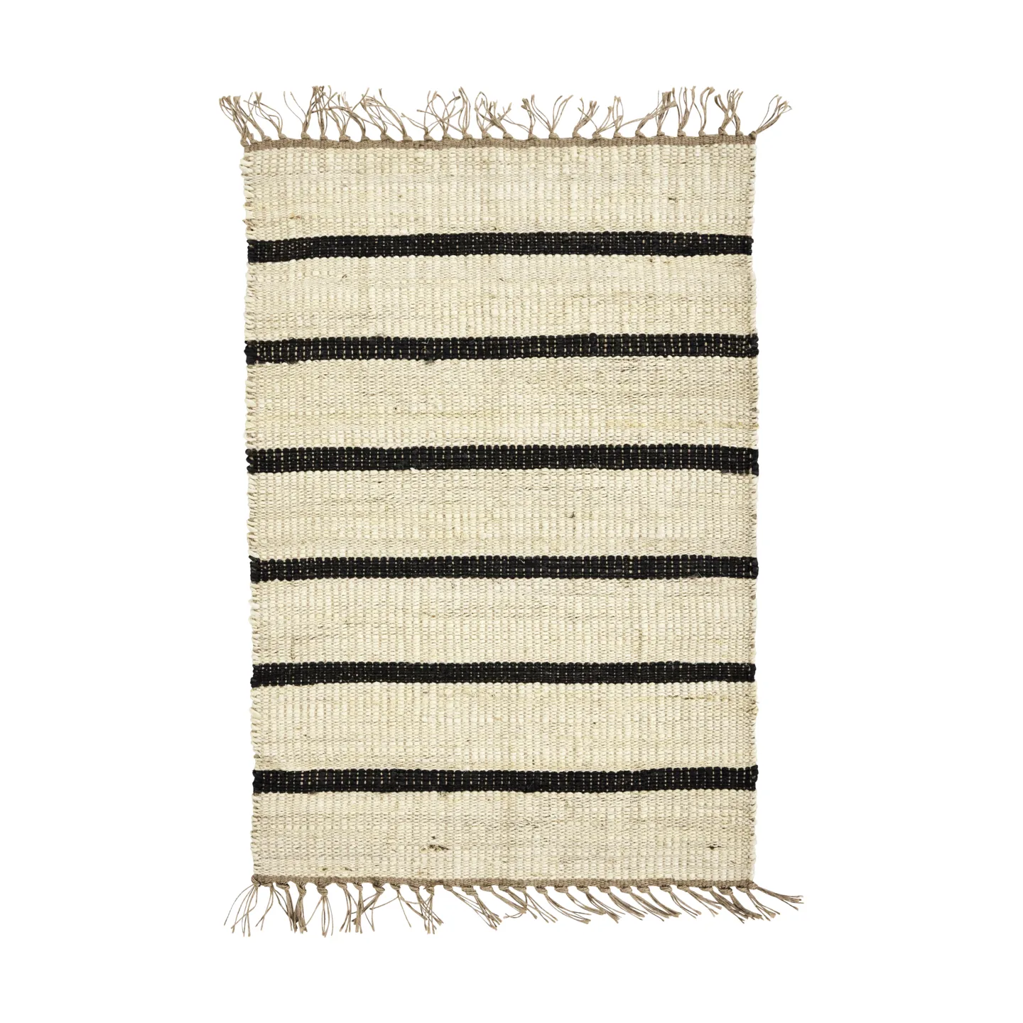 Tappeto Sima 60x90 cm, Nero-natura House Doctor