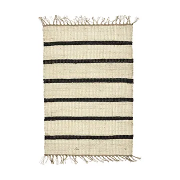 Tappeto Sima 60x90 cm - Nero-natura - House Doctor