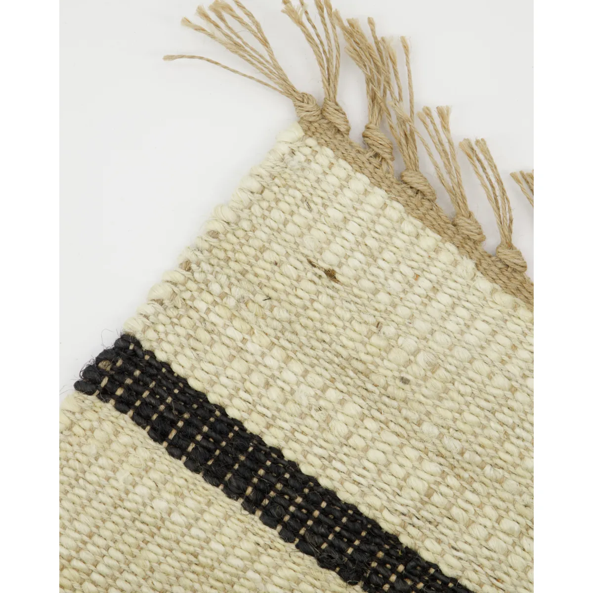 Tappeto Sima 60x90 cm, Nero-natura House Doctor