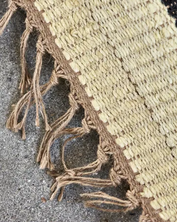 Tappeto Sima 60x90 cm - Nero-natura - House Doctor