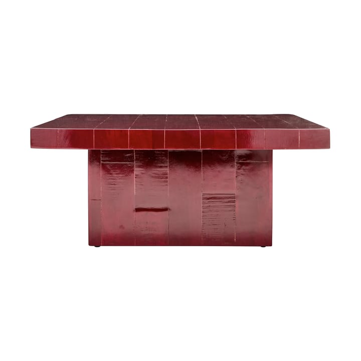 Tavolino Brick 100x100x44 cm - Rosso - House Doctor