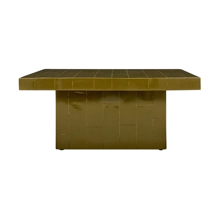 Tavolino Brick 100x100x44 cm - Verde - House Doctor
