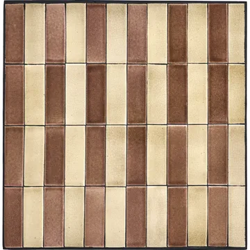 Tavolino da caffè Stripe 62x62 cm - Dusty rose-beige - House Doctor