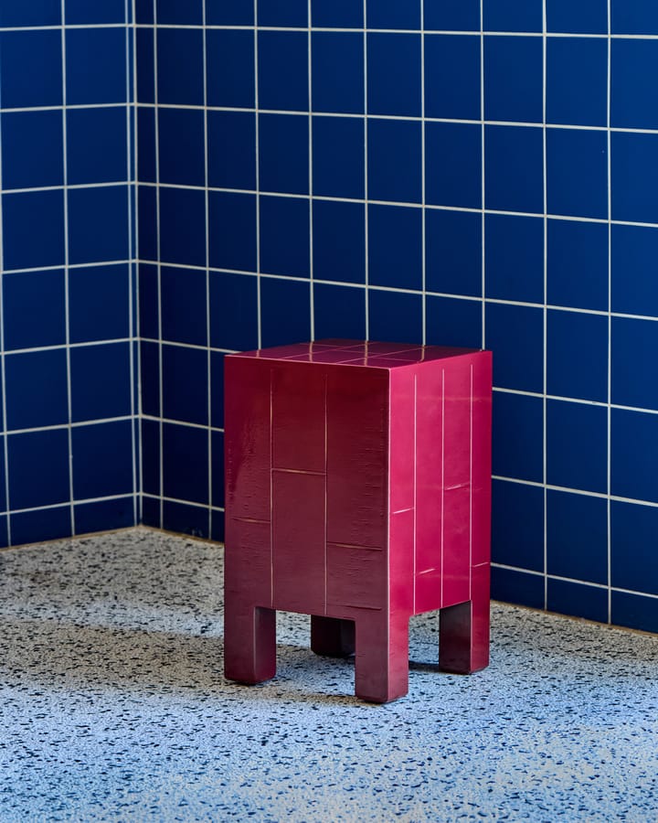 Tavolino laterale Brick , Rosso House Doctor