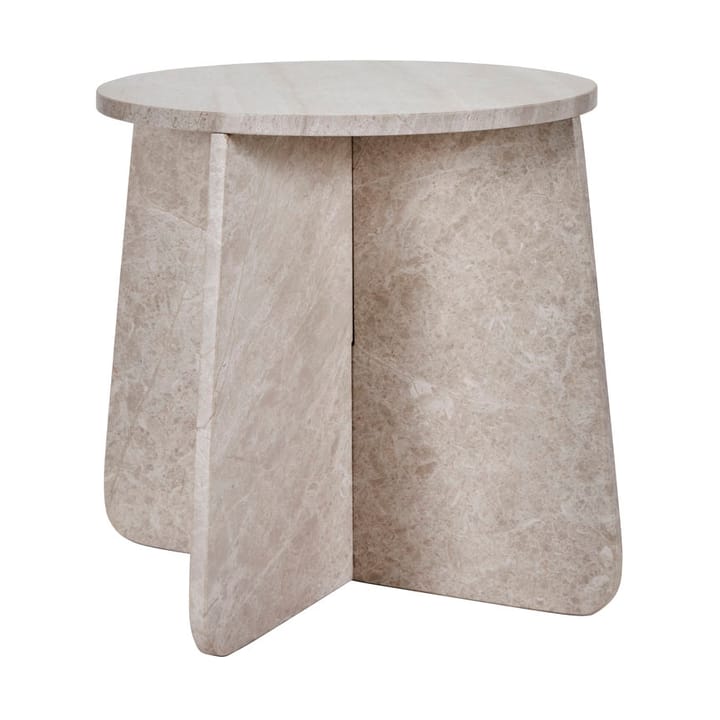 Tavolino Marb 48x48x40 cm, Marmo beige House Doctor