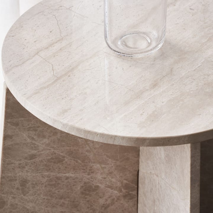 Tavolino Marb 48x48x40 cm, Marmo beige House Doctor