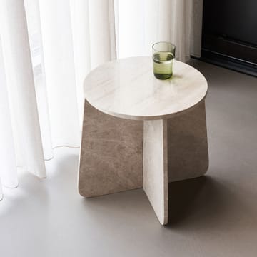 Tavolino Marb 48x48x40 cm - Marmo beige - House Doctor