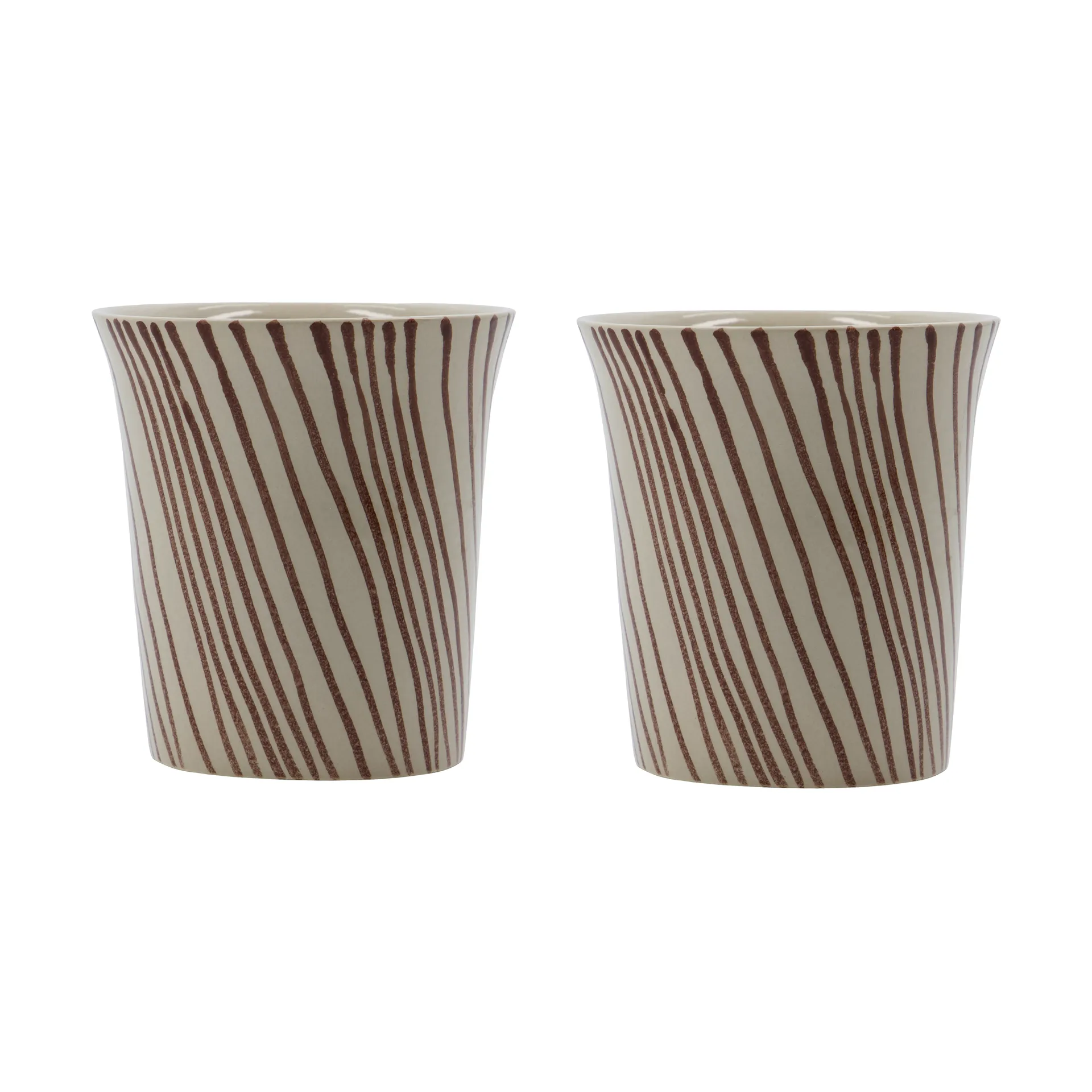 Tazza Diva 25 cl confezione da 2, Marrone House Doctor