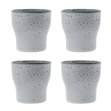 Tazza thermos Liss 9 cm confezione da 4 - Grigio chiaro - House Doctor