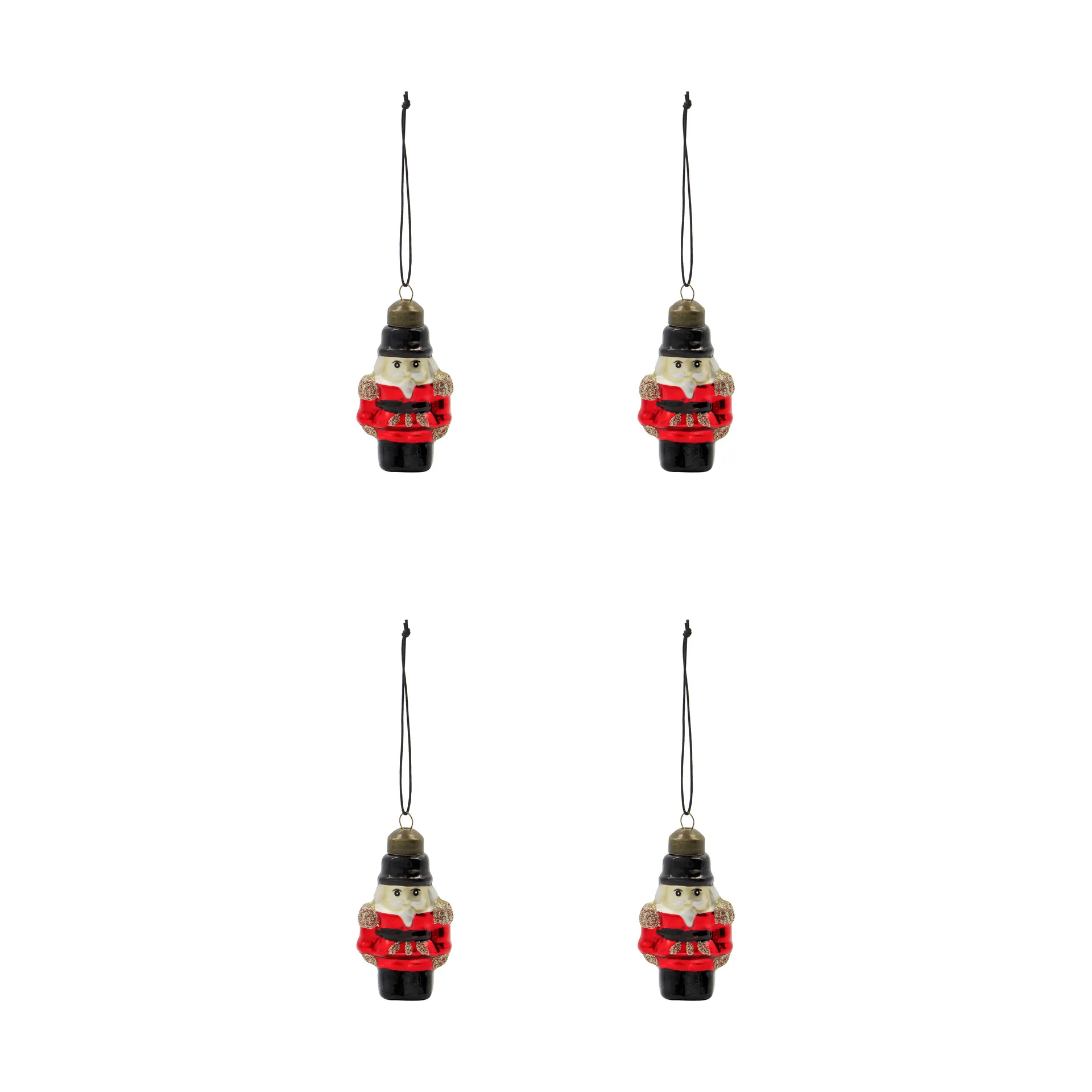 Tino decorazioni natalizie set da 4, Rosso House Doctor