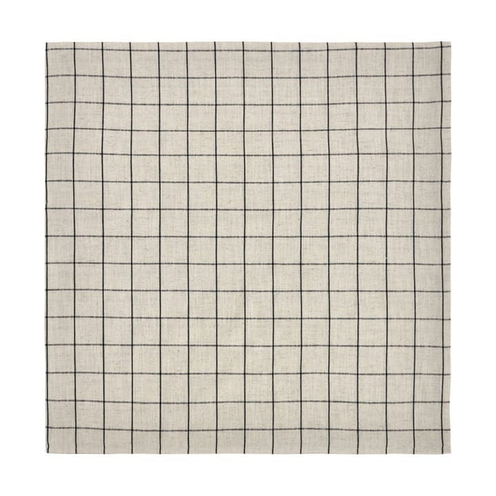 Tovaglia Join 150x150 cm - Nero-off white - House Doctor