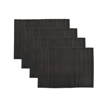 Tovaglietta Bamb 33x45 cm confezione da 4 - nero - House Doctor