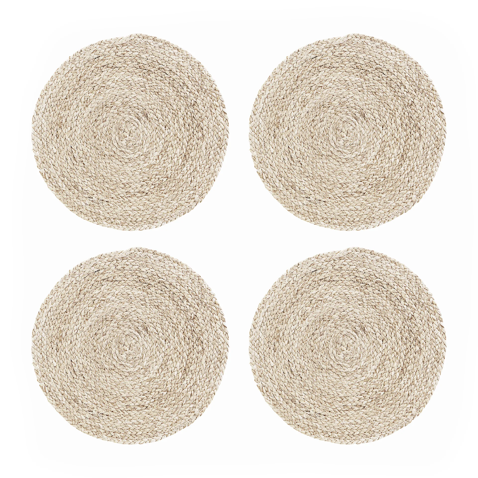 Tovaglietta Circle grass confezione da 4, Naturale House Doctor