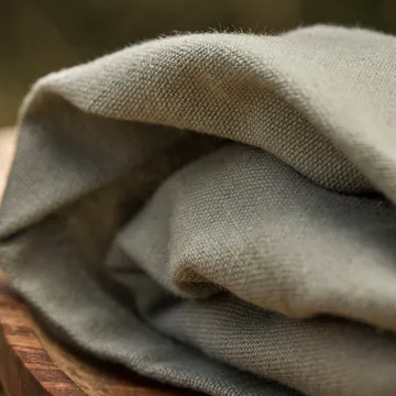 Tovaglioli Real 40x40 cm confezione da 4 - Verde oliva - House Doctor